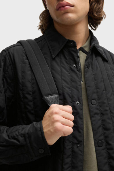 Мужская черная куртка-рубашка