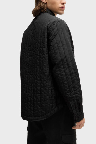 Мужская черная куртка-рубашка