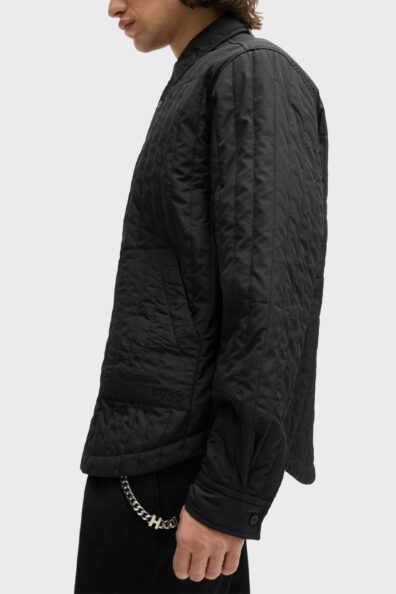 Мужская черная куртка-рубашка