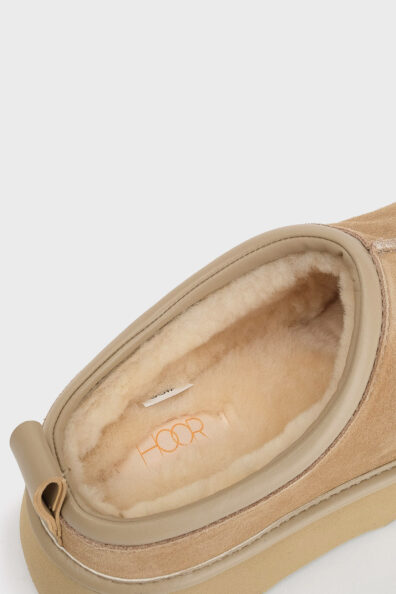 Женские короткие угги с мехом