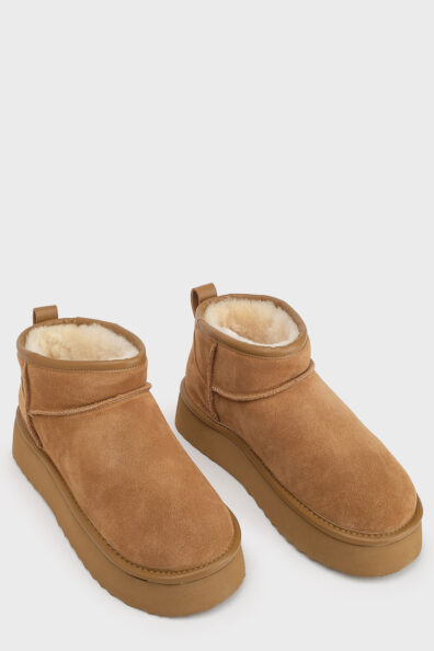 Женские угги на толстой подошве