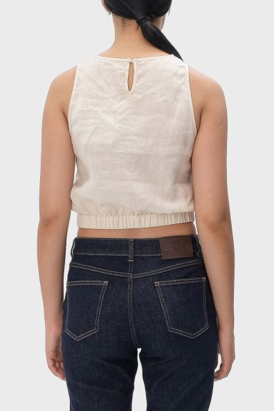 Жіночий лляний топ фото 1 Жіночий лляний топ