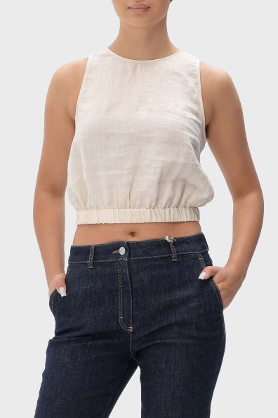 Жіночий лляний топ фото 0 Жіночий лляний топ
