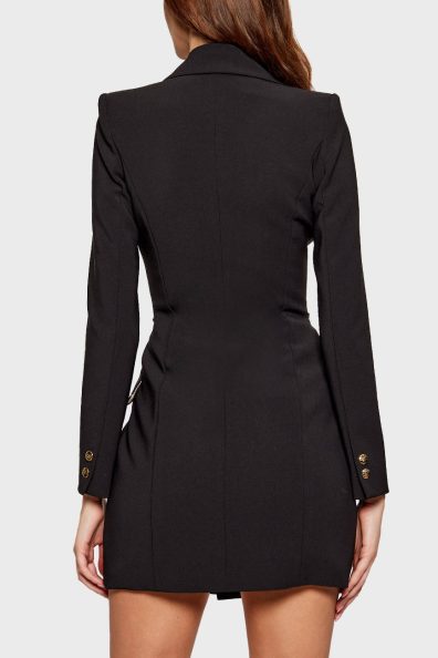 Жіноче чорне плаття-піджак