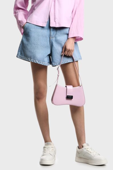 Джинсовые шорты с высокой посадкой