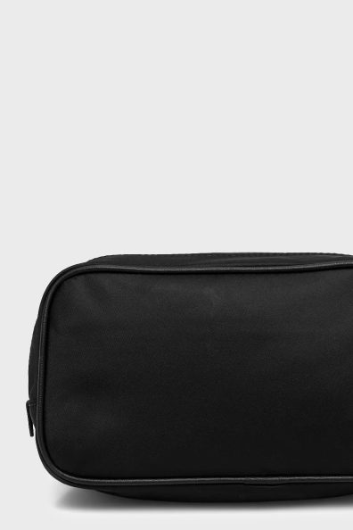 Чоловіча чорна текстильна косметичка фото 1 Чоловіча чорна текстильна косметичка