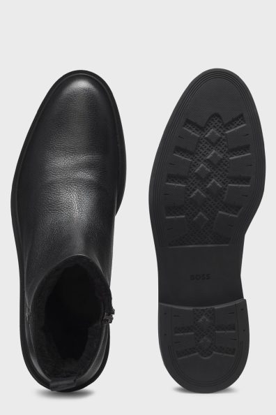 Чорні черевики із застібкою на блискавку фото 2 Чорні черевики із застібкою на блискавку