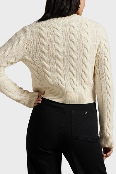 Жіночий кардиган молочного кольору