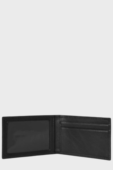 Черный кожаный кошелек фото 3 Черный кожаный кошелек