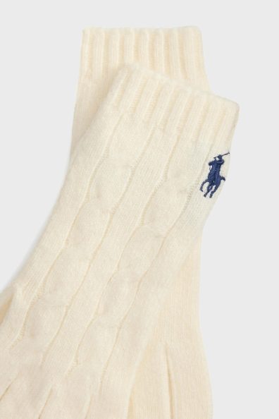 Молочні шерстяні рукавиці фото 2 Молочні шерстяні рукавиці