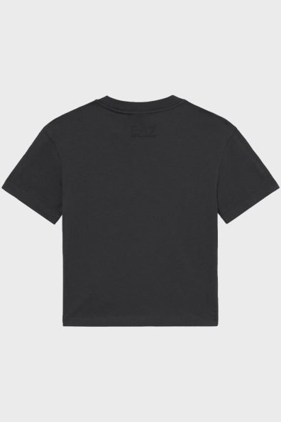 Дитяча сіра футболка з брендовим логотип