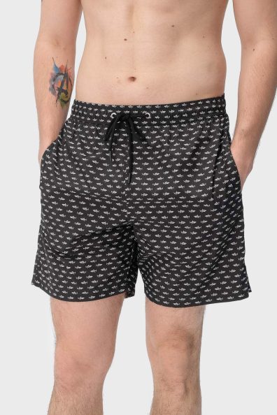 Чоловічі пляжні шорти з акулами фото 0 Чоловічі пляжні шорти з акулами