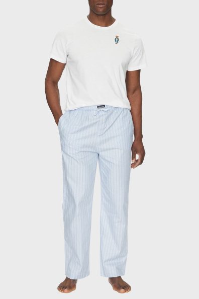 Мужская пижама с брендовым логотипом фото 0 Мужская пижама с брендовым логотипом