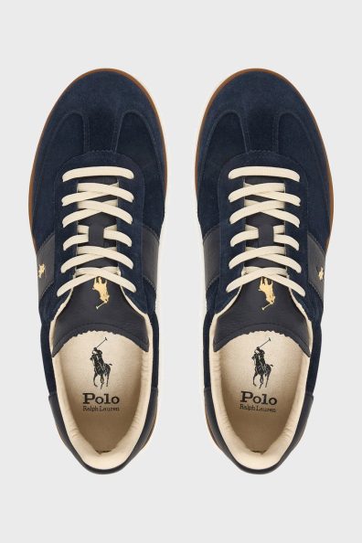 Замшевые кеды с контрасной подошвой