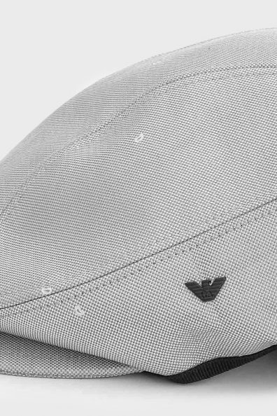 Мужская серая кепка с логотипом