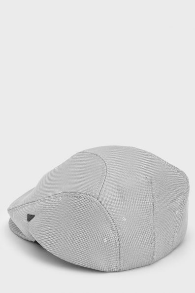 Мужская серая кепка с логотипом