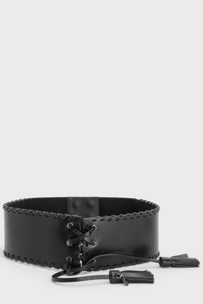 Жіночий ремінь шкіряний на талію