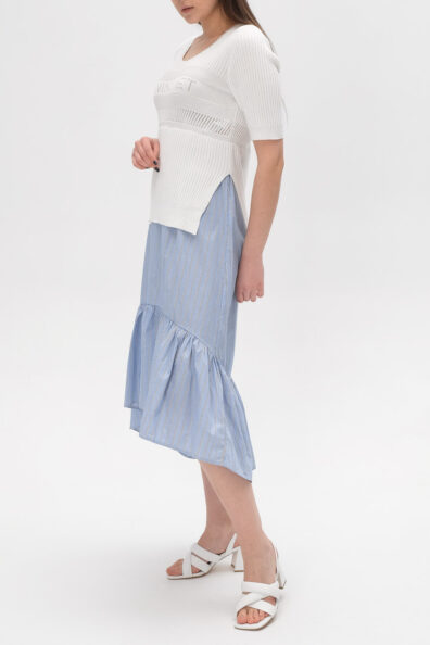 Женское платье с вязаным верхом фото 3 Женское платье с вязаным верхом