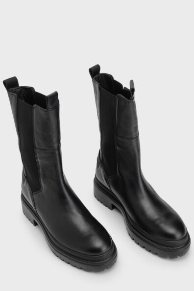 Високі жіночі челсі з логотипом ззаду фото 1 Високі жіночі челсі з логотипом ззаду