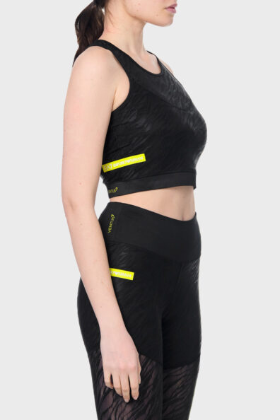 Спортивный костюм с прозрачными вставками