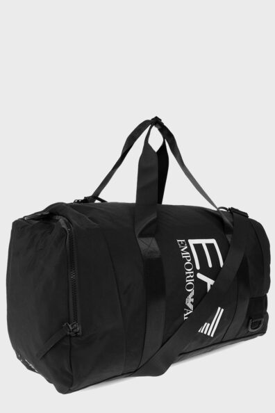 Черная спортивная сумка с логотипом фото 4 Черная спортивная сумка с логотипом