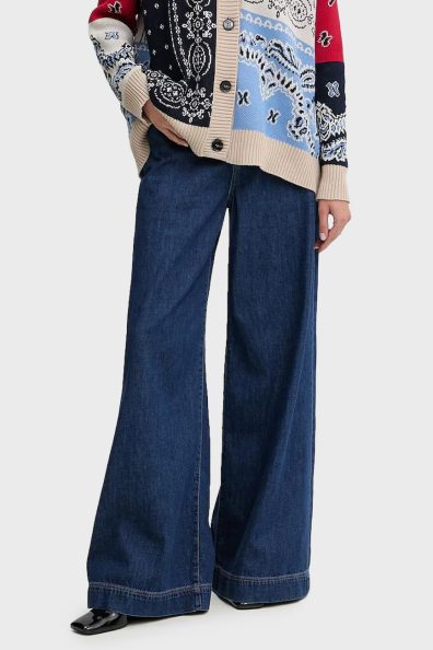 Джинси палаццо на високій посадці фото 3 Джинси палаццо на високій посадці