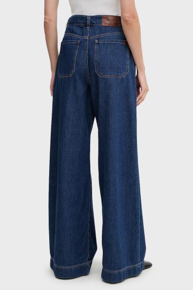 Джинси палаццо на високій посадці фото 1 Джинси палаццо на високій посадці