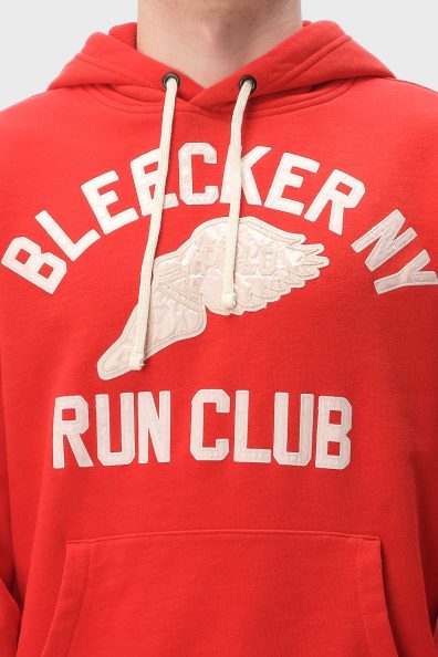 Чоловіче червоне худі з логотипом фото 2 Чоловіче червоне худі з логотипом