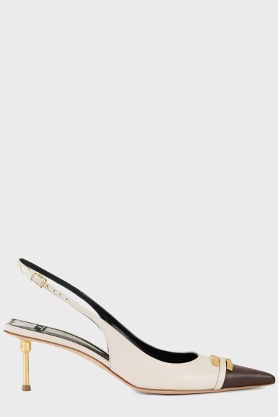 Двоколірні слінгбеки з золотим логотипом фото 0 Двоколірні слінгбеки з золотим логотипом