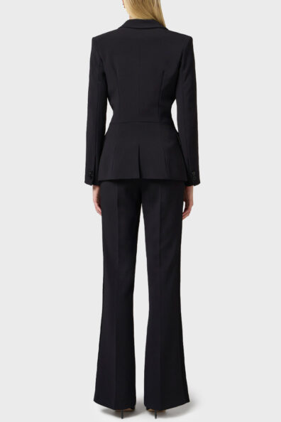 Женский классический черный костюм фото 1 Женский классический черный костюм