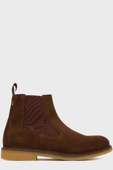 Чоловічі замшеві черевики коричневого кольору фото 0 Чоловічі замшеві черевики коричневого кольору