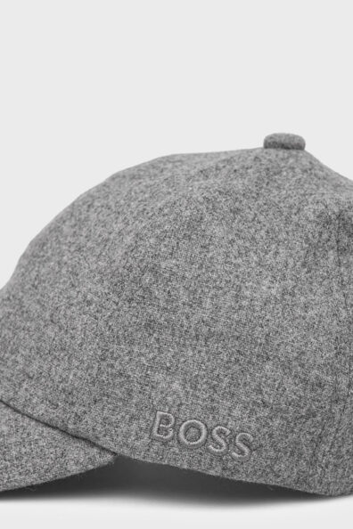 Жіноча сіра вовняна кепка