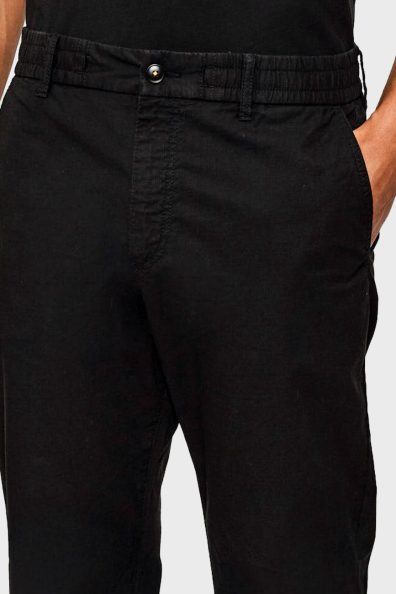 Черные легкие котоновые брюки