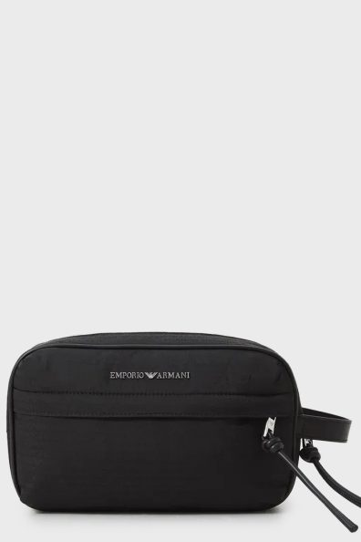 Мужская черная косметическая сумка фото 0 Мужская черная косметическая сумка