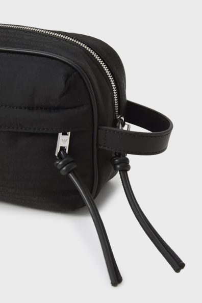 Мужская черная косметическая сумка фото 4 Мужская черная косметическая сумка