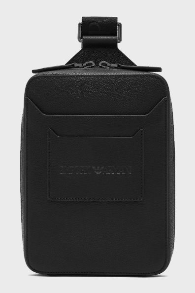 Кожаный мужской рюкзак на одно плечо