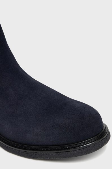 Чоловічі сині замшеві челсі фото 4 Чоловічі сині замшеві челсі