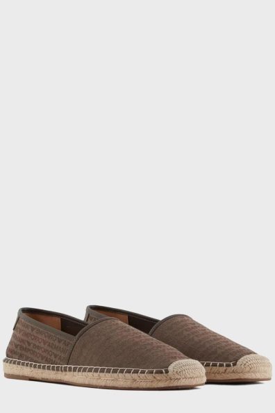Чоловічі коричневі еспадрільї з принтом фото 3 Чоловічі коричневі еспадрільї з принтом