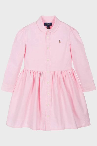 Дитяча рожева сукня на гудзики фото 0 Дитяча рожева сукня на гудзики