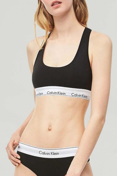 Черный женский топ Modern Cotton Bralette