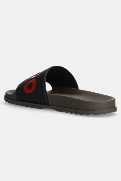 Чоловічі резинові шльопанці хакі фото 2 Чоловічі резинові шльопанці хакі